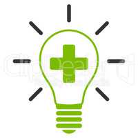 Creative Medicine Bulb Icon