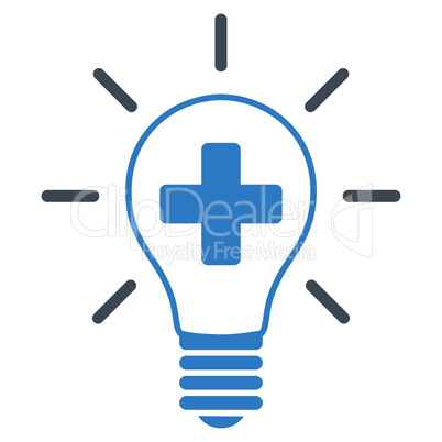 Creative Medicine Bulb Icon