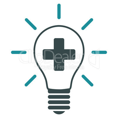 Creative Medicine Bulb Icon