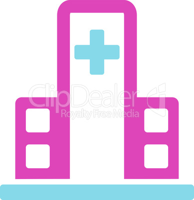 BiColor Pink-Blue--hospital building.eps