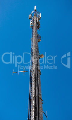 High-Tech Electronic Communications Tower