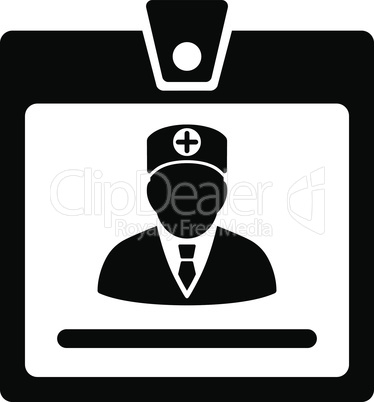 Black--doctor badge.eps