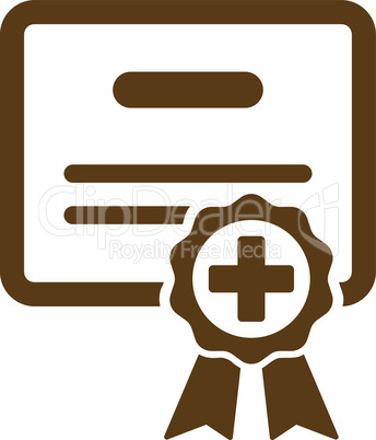 Brown--medical certificate.eps
