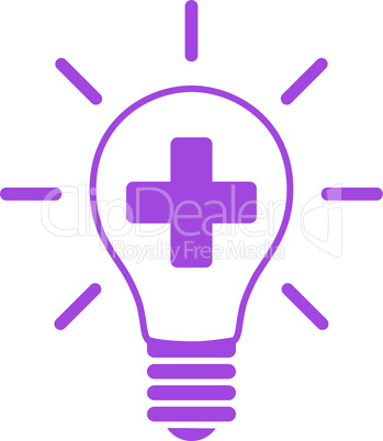 Violet--creative medicine bulb.eps