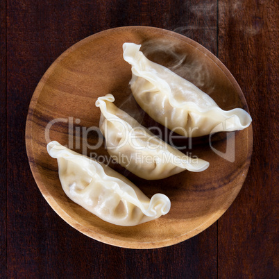 Asian dish dumplings