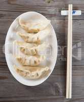 Asian Chinese dish dumplings