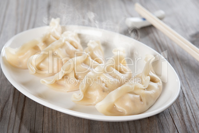 Asian gourmet dumplings