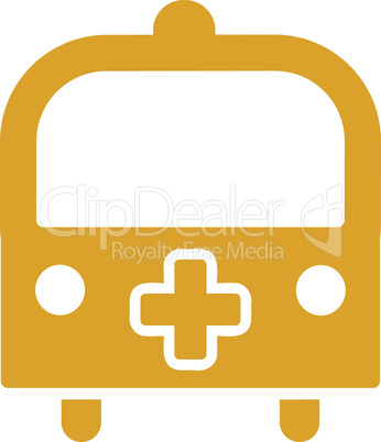 Yellow--medical bus.eps
