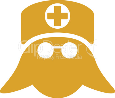 Yellow--nurse head.eps