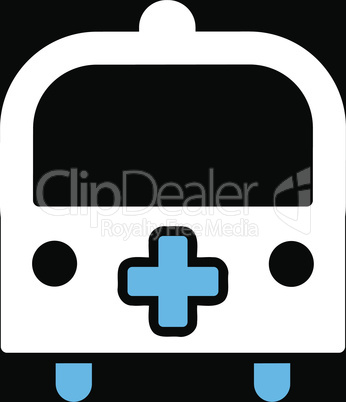 bg-Black Bicolor Blue-White--medical bus.eps
