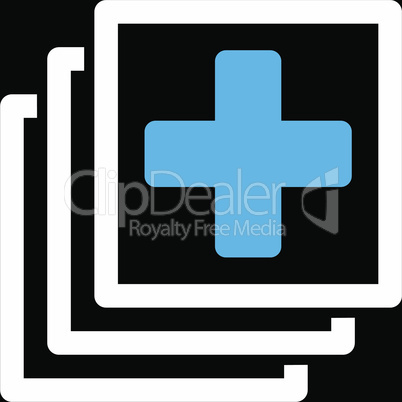 bg-Black Bicolor Blue-White--medical docs.eps