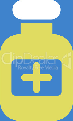 bg-Blue Bicolor Yellow-White--drugs bottle.eps