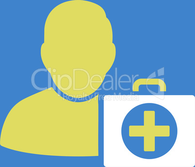 bg-Blue Bicolor Yellow-White--first aid man.eps