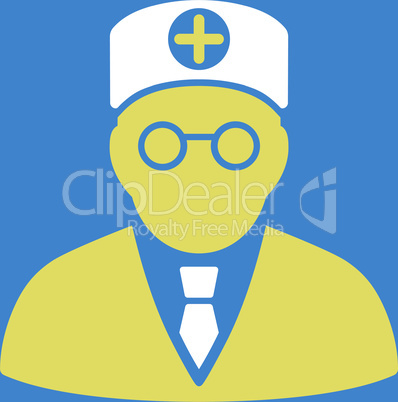 bg-Blue Bicolor Yellow-White--head physician v2.eps