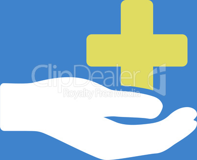 bg-Blue Bicolor Yellow-White--health care donation.eps