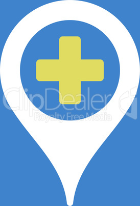 bg-Blue Bicolor Yellow-White--hospital map pointer.eps