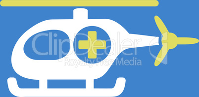 bg-Blue Bicolor Yellow-White--medical helicopter.eps