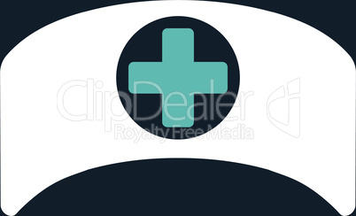 bg-Dark_Blue Bicolor Blue-White--doctor cap.eps