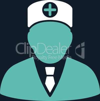 bg-Dark_Blue Bicolor Blue-White--head physician.eps