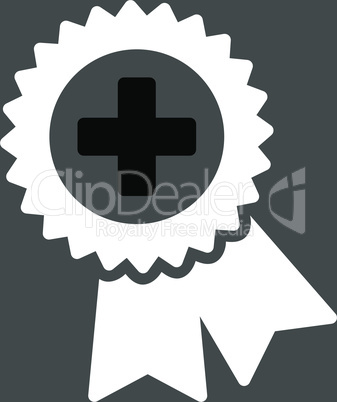 bg-Gray Bicolor Black-White--medical quality seal.eps