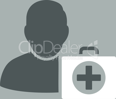 bg-Silver Bicolor Dark_Gray-White--first aid man.eps