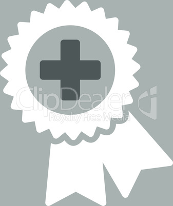 bg-Silver Bicolor Dark_Gray-White--medical quality seal.eps