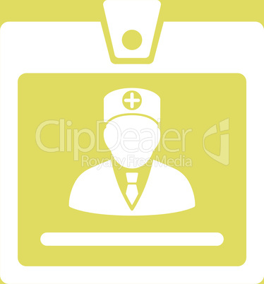 bg-Yellow White--doctor badge.eps