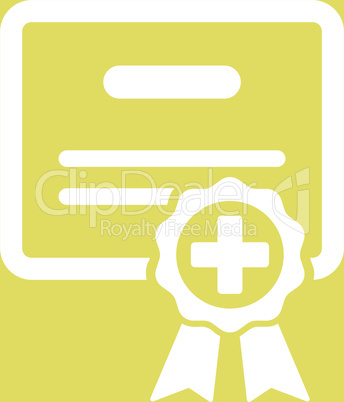 bg-Yellow White--medical certificate.eps
