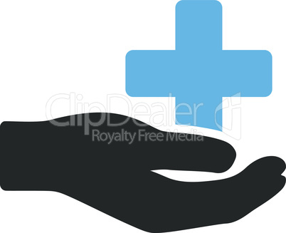 Bicolor Blue-Gray--health care donation.eps