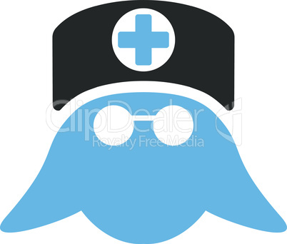 Bicolor Blue-Gray--nurse head.eps