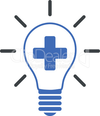 BiColor Cobalt-Gray--creative medicine bulb.eps