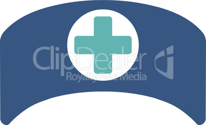 BiColor Cyan-Blue--doctor cap.eps