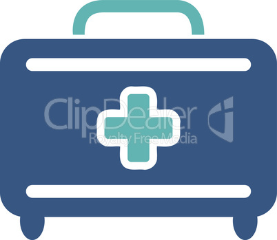 BiColor Cyan-Blue--medical baggage.eps