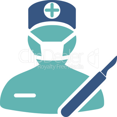 BiColor Cyan-Blue--surgeon.eps