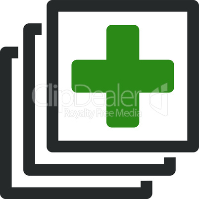 Bicolor Green-Gray--medical docs.eps