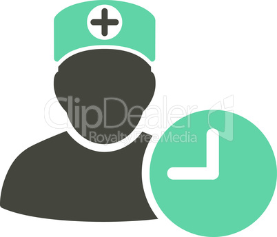 Bicolor Grey-Cyan--doctor schedule.eps