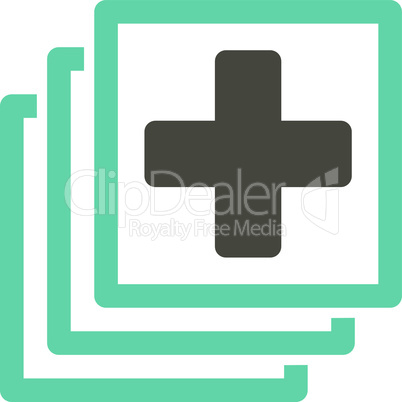 Bicolor Grey-Cyan--medical docs.eps