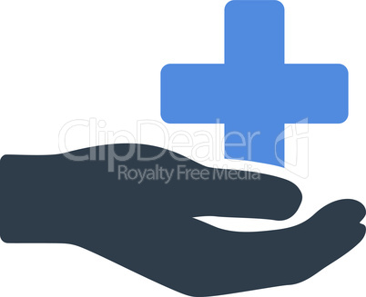 BiColor Smooth Blue--health care donation.eps