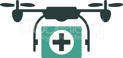 Bicolor Soft Blue--medical drone.eps