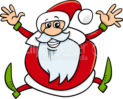 santa claus cartoon illustration