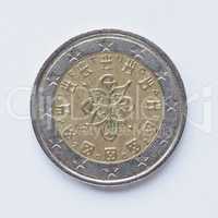 Portuguese 2 Euro coin