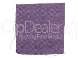 Purple fabric sample