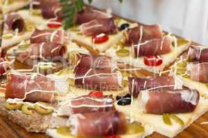 Delicious Indigenous Croatian prosciutto ham