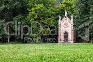 Catholic chapel in the Novi Dvori forest in Zapresic, Croatia