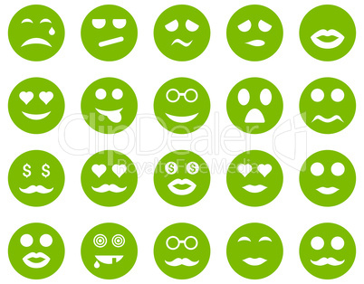 Smile and emotion icons Smile and emotion icons