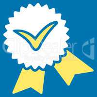 Validation seal icon from Competition & Success Bicolor Icon Set
