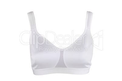 Women's sports bra isolated on white