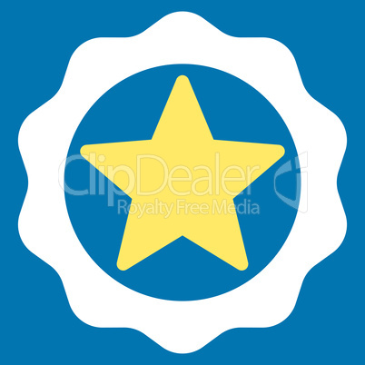 Award seal icon from Competition & Success Bicolor Icon Set