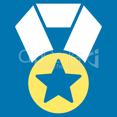 Champion medal icon from Competition & Success Bicolor Icon Set