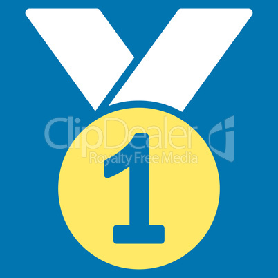 Gold medal icon from Competition & Success Bicolor Icon Set